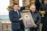 Деревянную часовню Храма во имя Святой Великомученицы Варвары открыли в поселке Киран по инициативе жителей